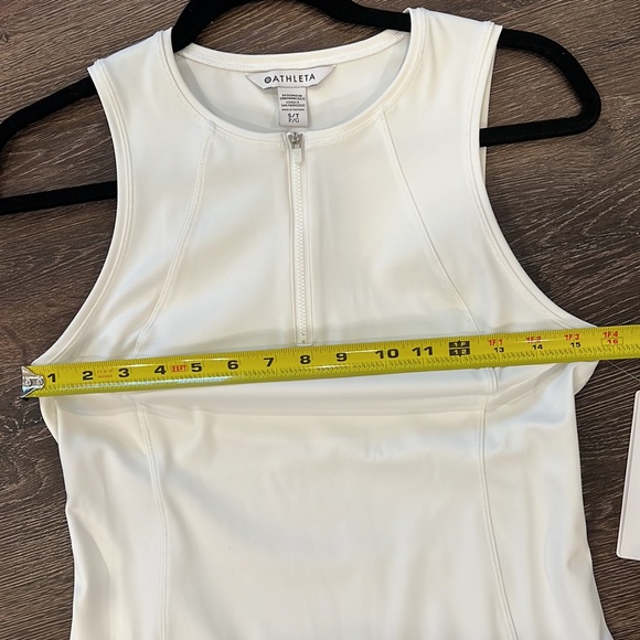 NWT Athleta Ace white Tennis Dress - Small tall - Picture 5 of 9